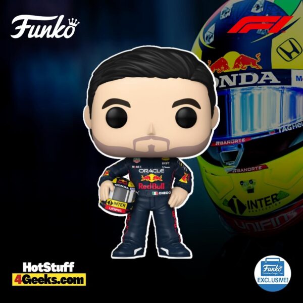 2023 NEW F1: Sergio Perez with Helmet Funko Pop! Exclusive