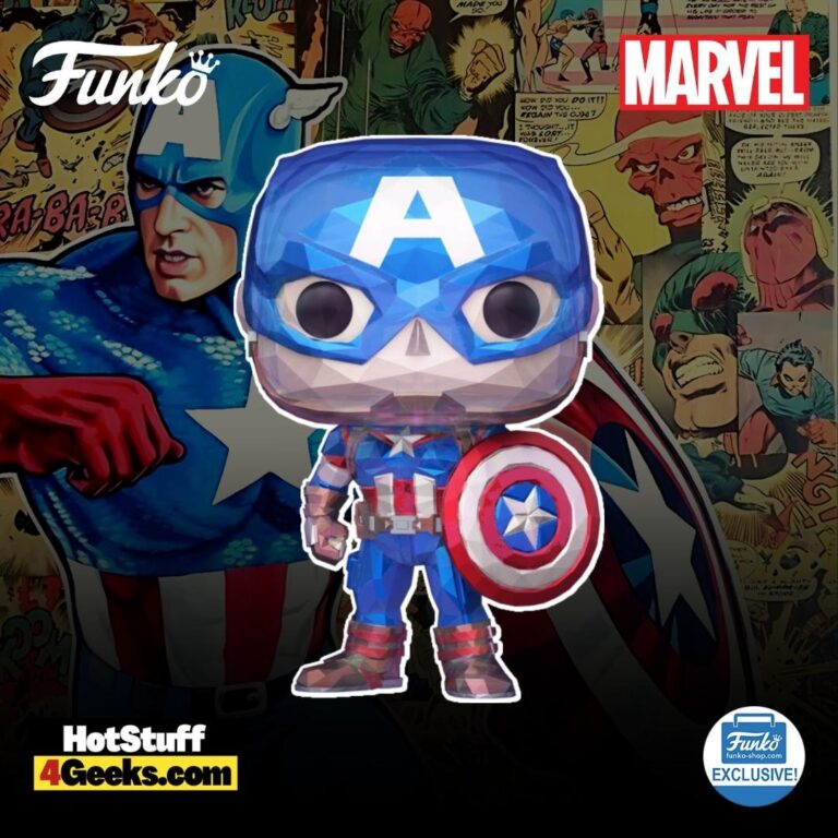 Funko Pop Marvel - Captain America (Facet) (Exclusivo Phantom