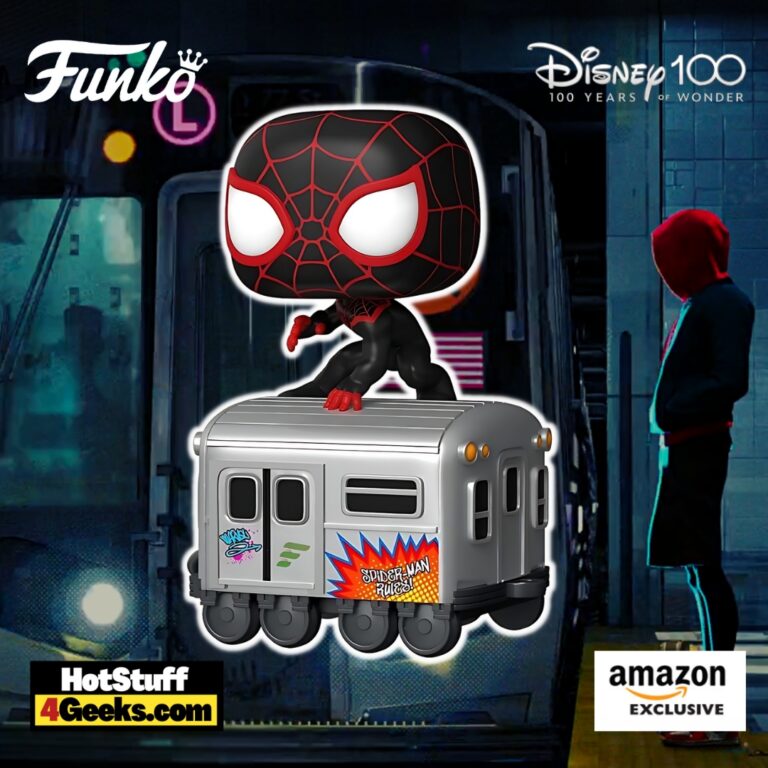 Funko Pop! Disney 100th Anniversary: Miles Morales on Subway Car Funko Pop! Train Vinyl Figure – Amazon Exclusive