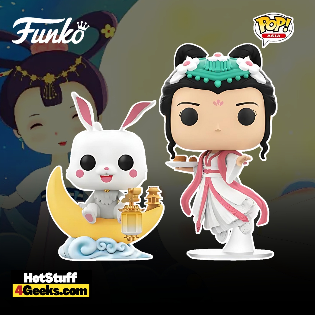 2023 NEW Moon Rabbit and Chang'E with Gift Box Funko Pops!