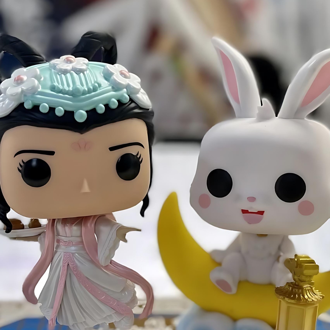 Funko Pop! Asia: Storybook Classic - Moon Rabbit and Chang'E with Gift Box Funko Pop! Vinyl Figure