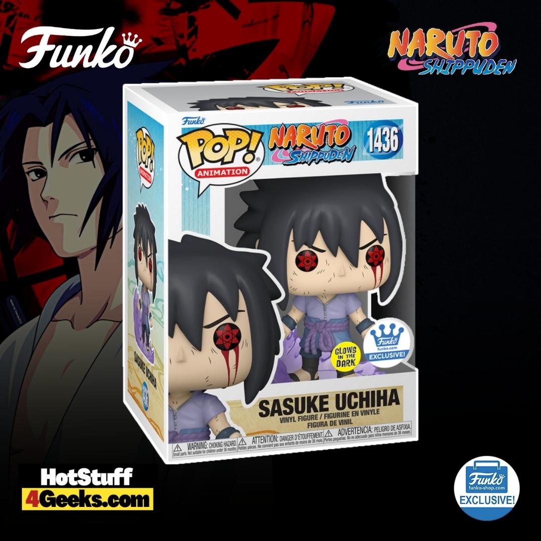 Funko Pop! Animation: Naruto Shippuden - Sasuke Uchiha (Amaterasu) Glow-In-The-Dark (GITD) Funko Pop! Vinyl Figure - Funko Shop Exclusive