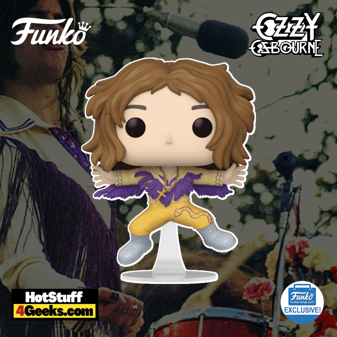 2023 NEW Ozzy Osbourne in Purple Fringe Outfit Funko Pop!