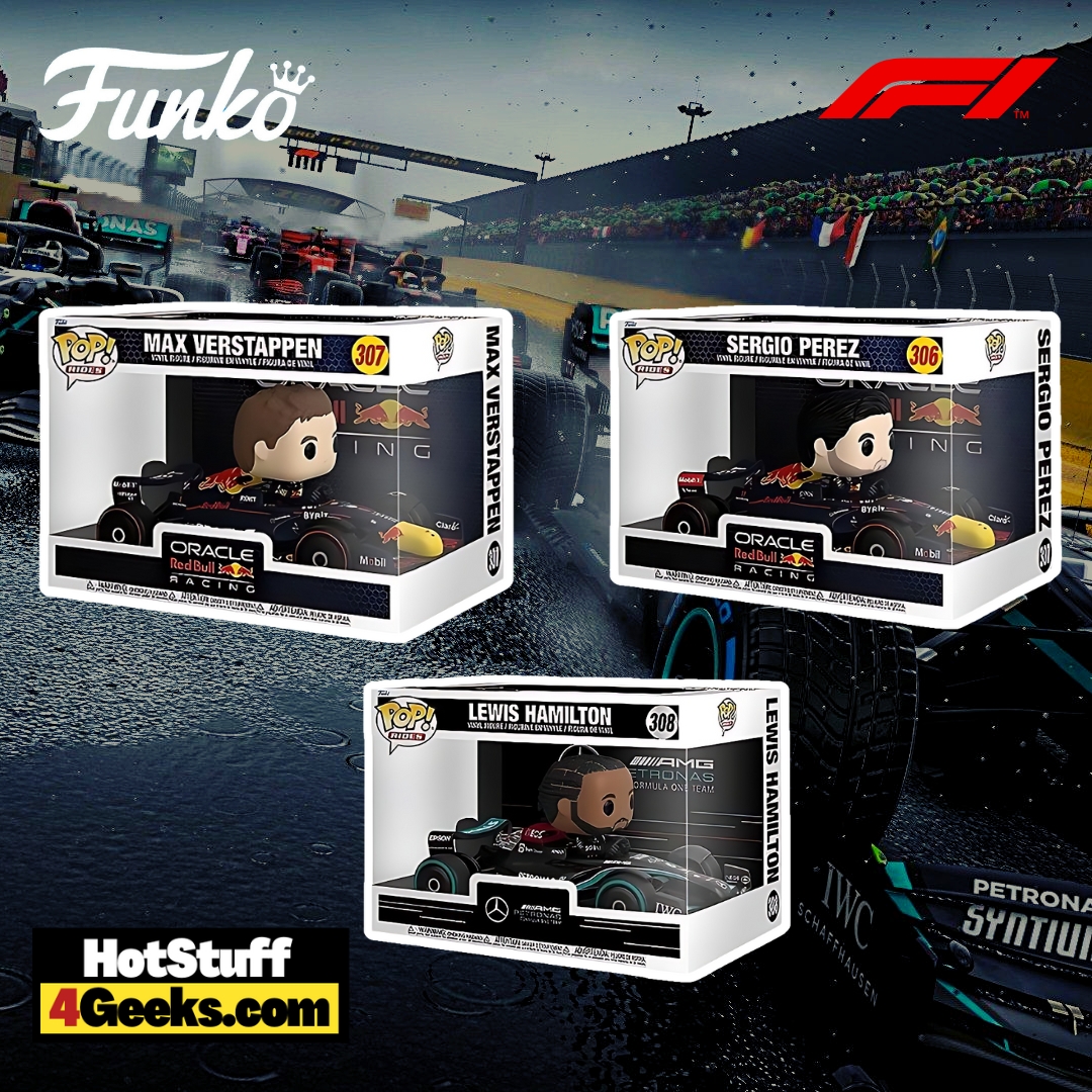 Funko Pop! Formula 1: Perez, Verstappen, and Hamilton Funko Pop! Rides (2023 release)