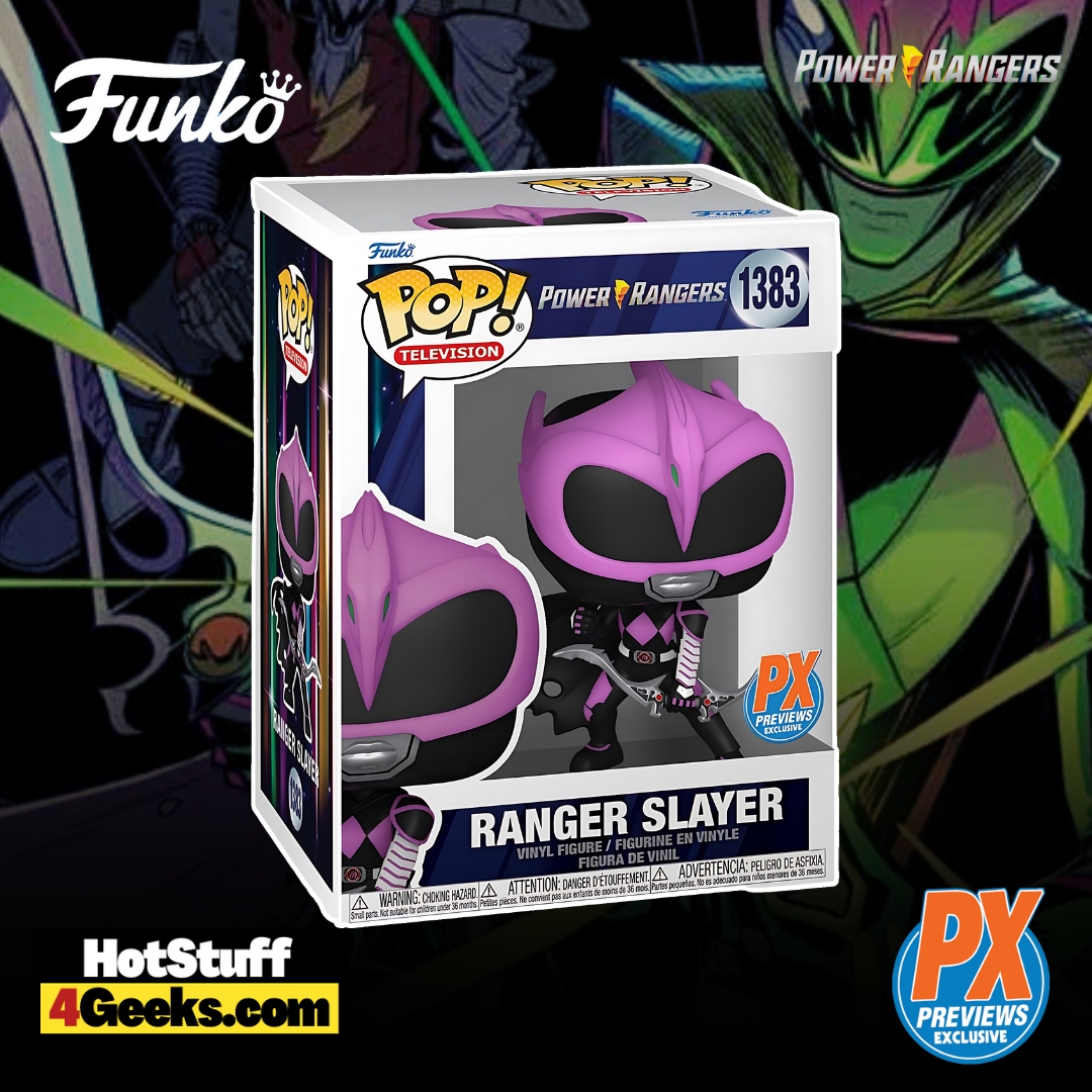 Funko Pop! Television: Power Rangers - Ranger Slayer Glow-In-The-Dark (GITD) Funko Pop! Vinyl Figure - PX Previews Exclusive (2023 release).