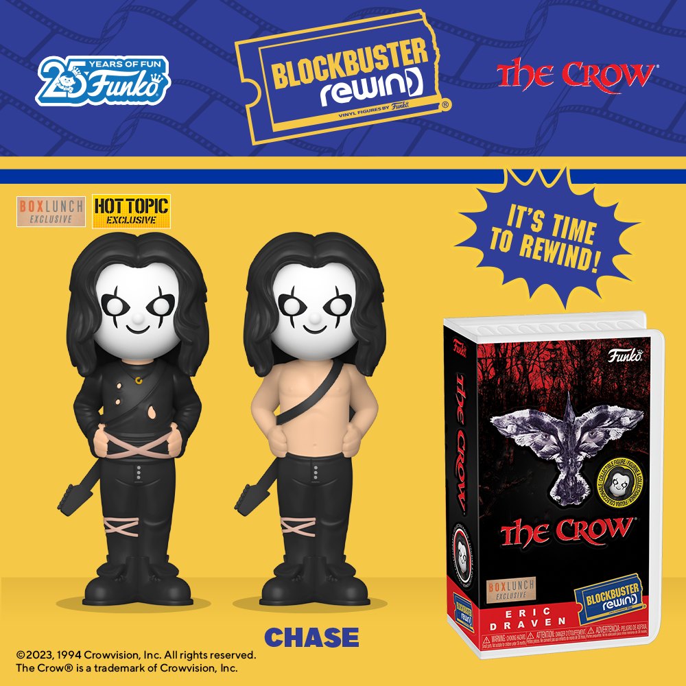 Rewind Eric Draven (The Crow) with Eric Draven variation Chase