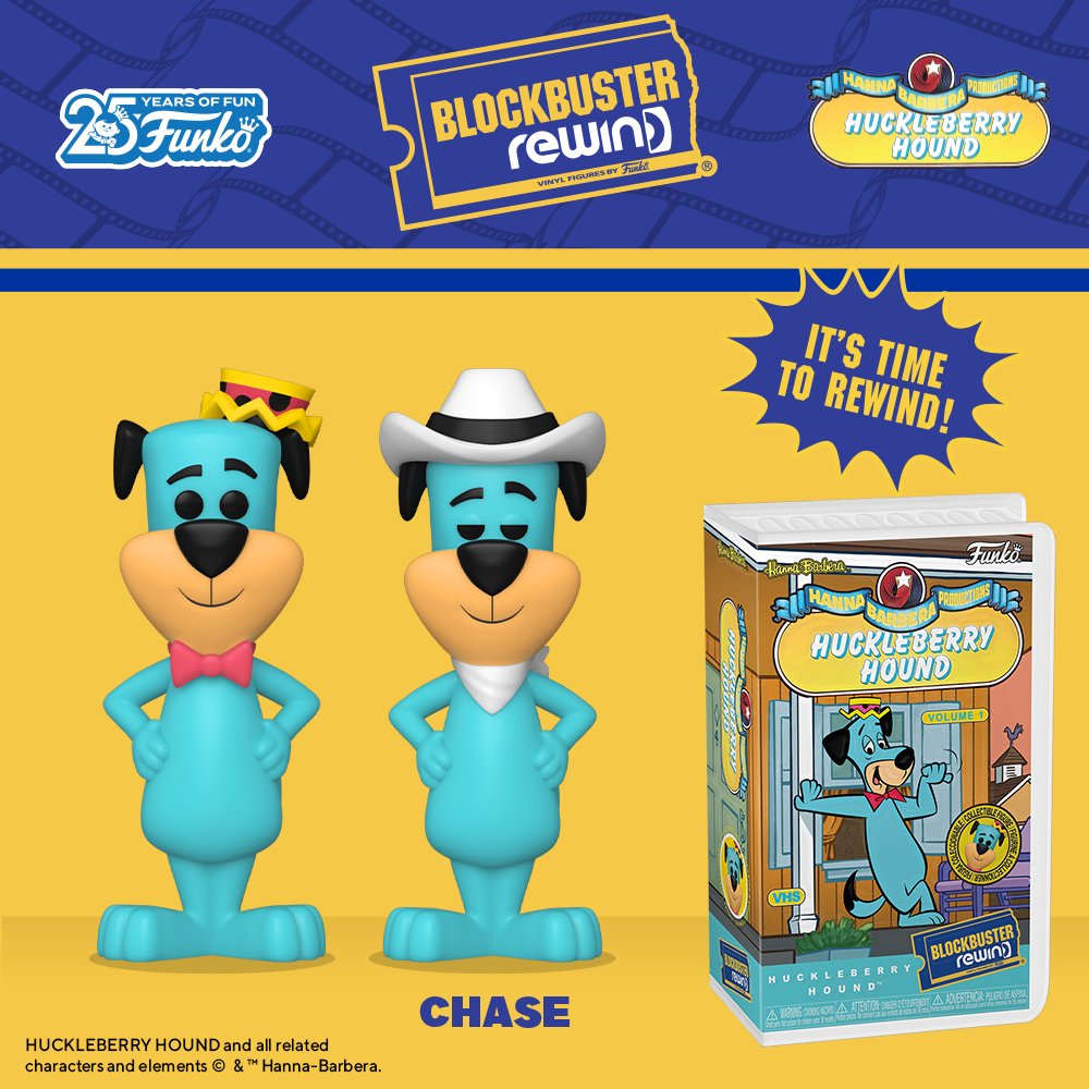 Rewind Huckleberry Hound with Cowboy Huckleberry Hound Chase