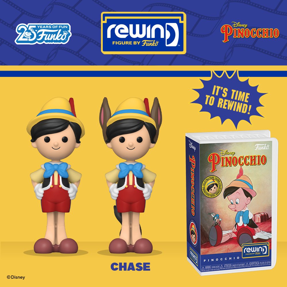 Rewind Pinocchio with Pinocchio with Dunkey Ears Chase