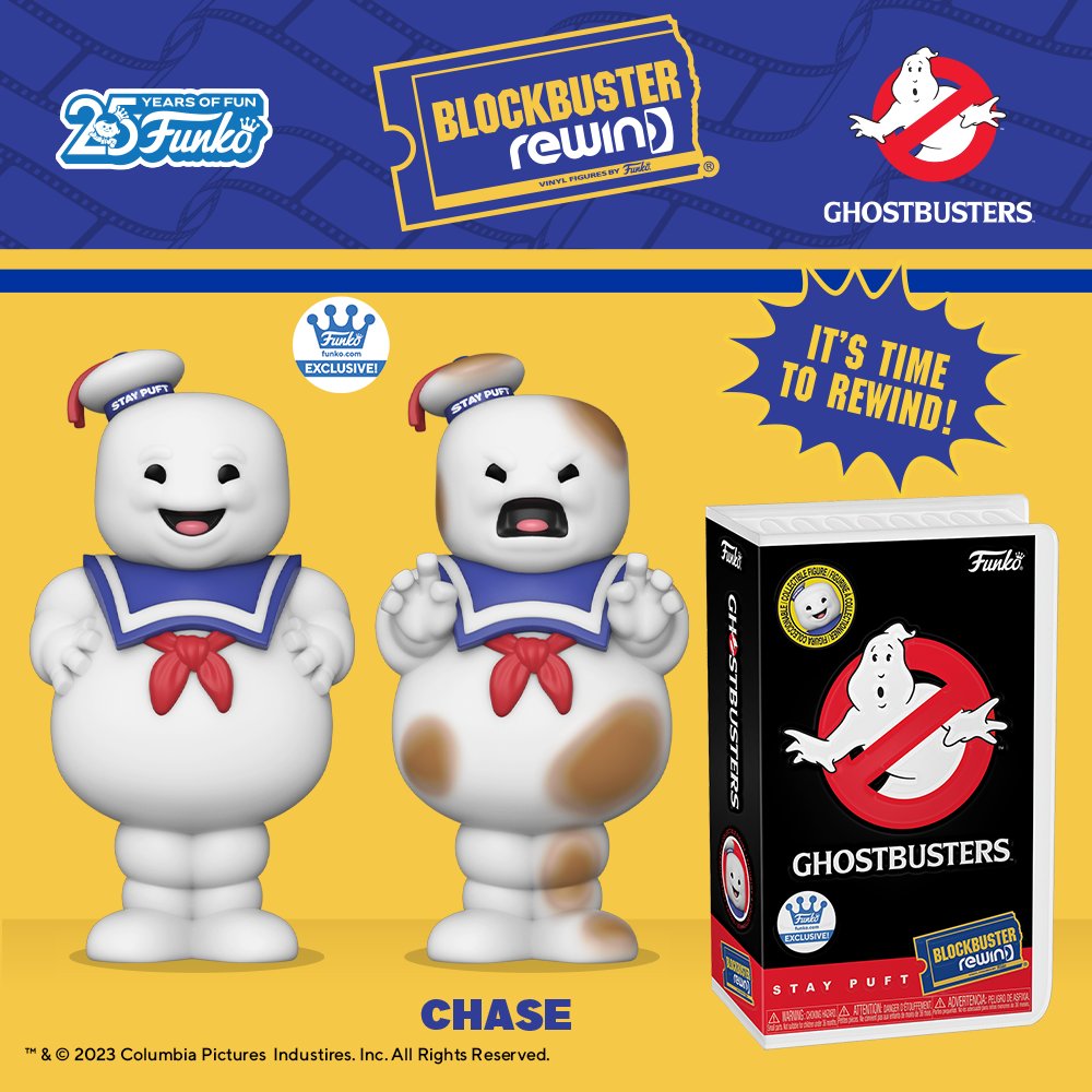 Rewind Stay Puft (Ghostbusters) with Burnt Stay Puft Chase