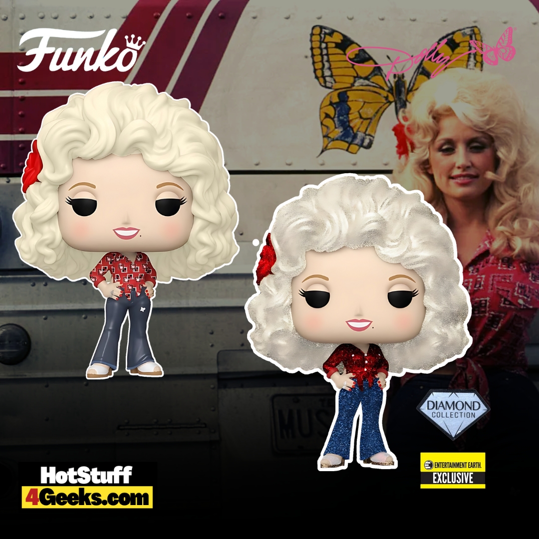 2023 NEW Dolly Parton (1977 Tour) Diamond Funko Pop! Excl