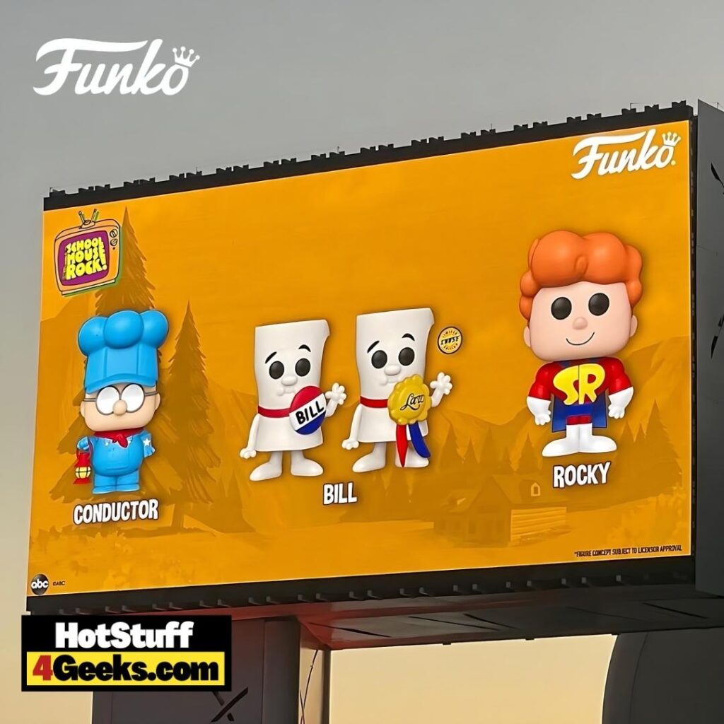 The 2023 Schoolhouse Rock's Funko Pop! Debut A Nostalgia Trip