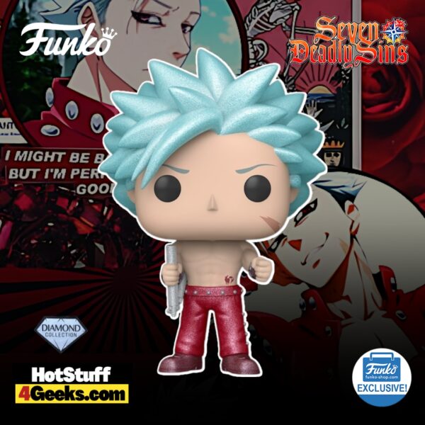 2023 NEW Seven Deadly Sins: Ban (Diamond Glitter) Funko Pop!