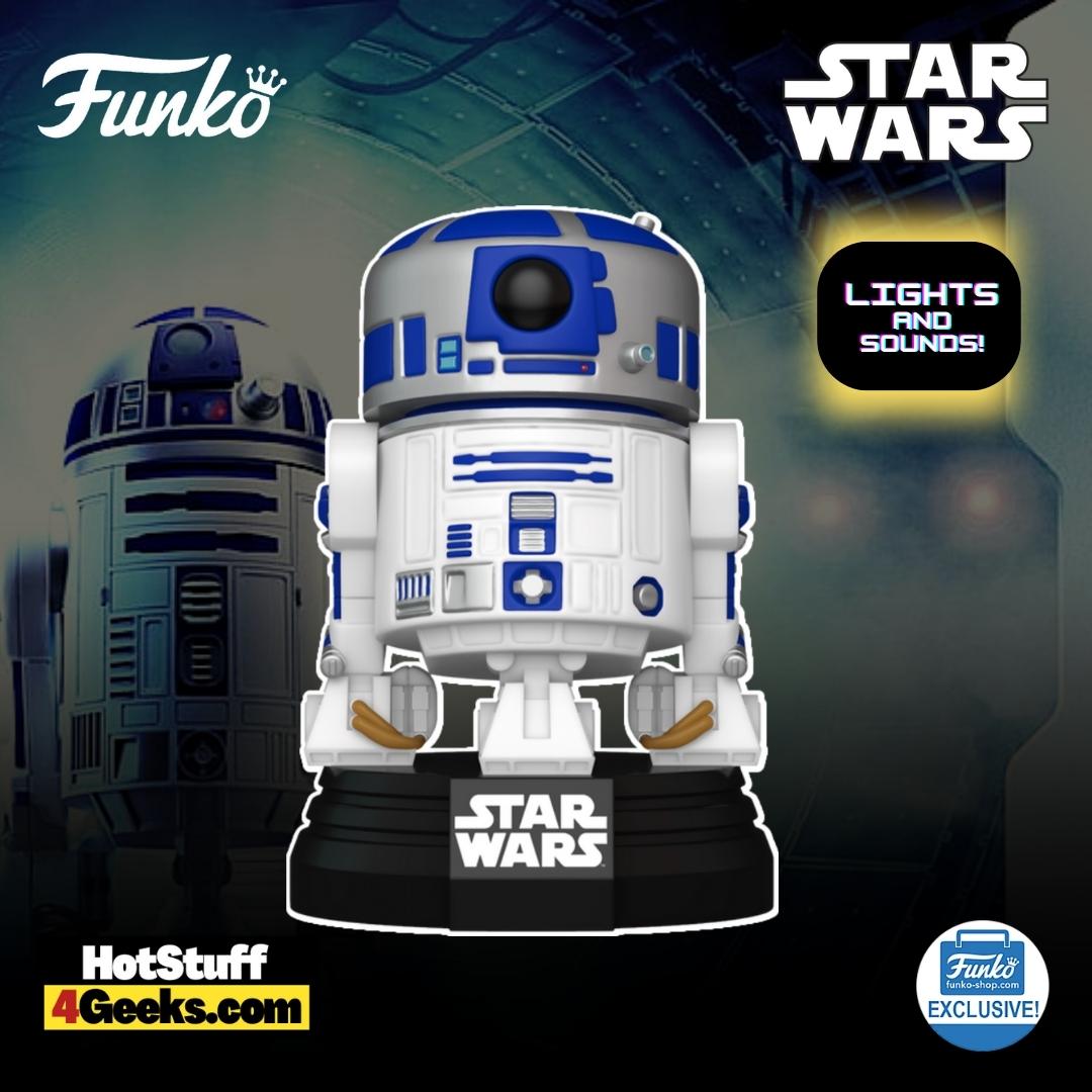 Funko Pop! Star Wars: R2-D2 Lights and Sounds Funko Pop! Vinyl Figure - Funko Shop Exclusive