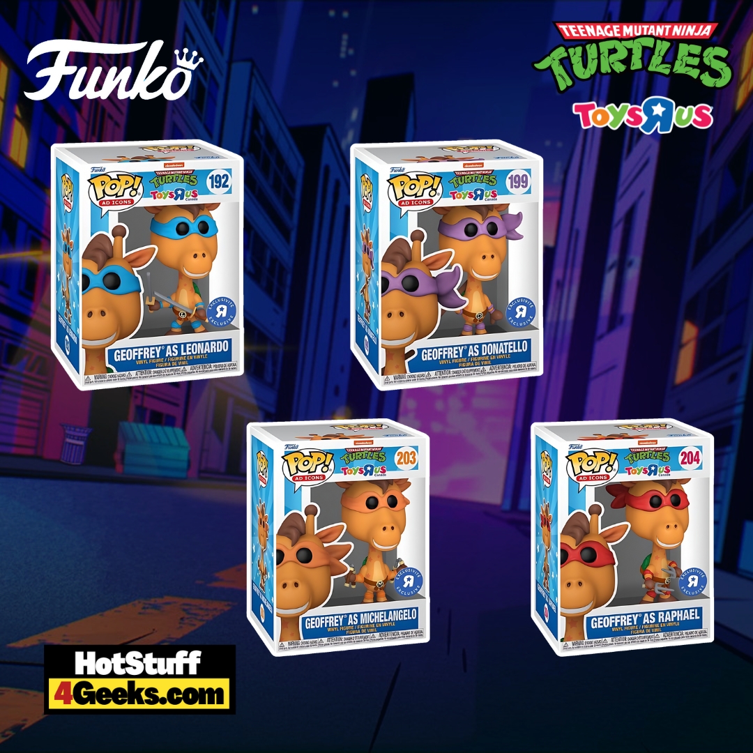 Funko Pop! Ad Icons: TMNT x Toys R' US Crossover Funko Pop! Vinyl Figures (2023 Release)