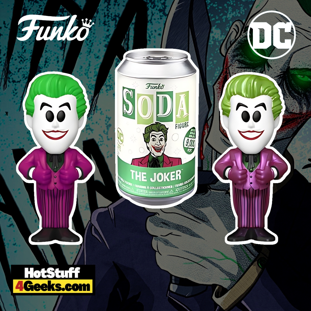 Funko Pop! Soda: DC - The Joker Funko Vinyl SODA with Metallic Chase Variant (2023 release)