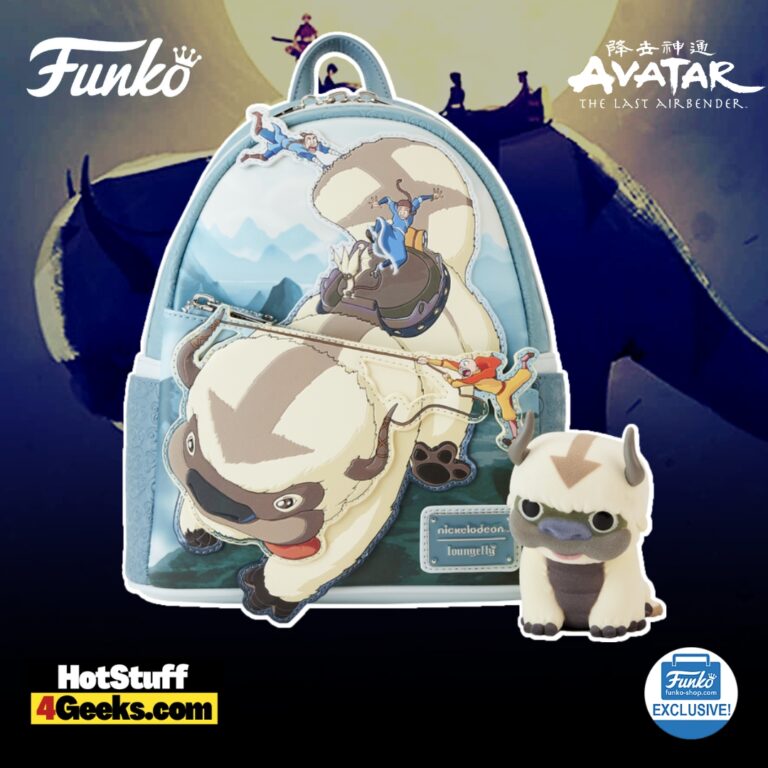 Funko - Avatar: The Last Airbender - Appa (Flocked) Funko Pop! Vinyl Figure and Loungefly Backpack Bundle - Funko Shop Exclusive