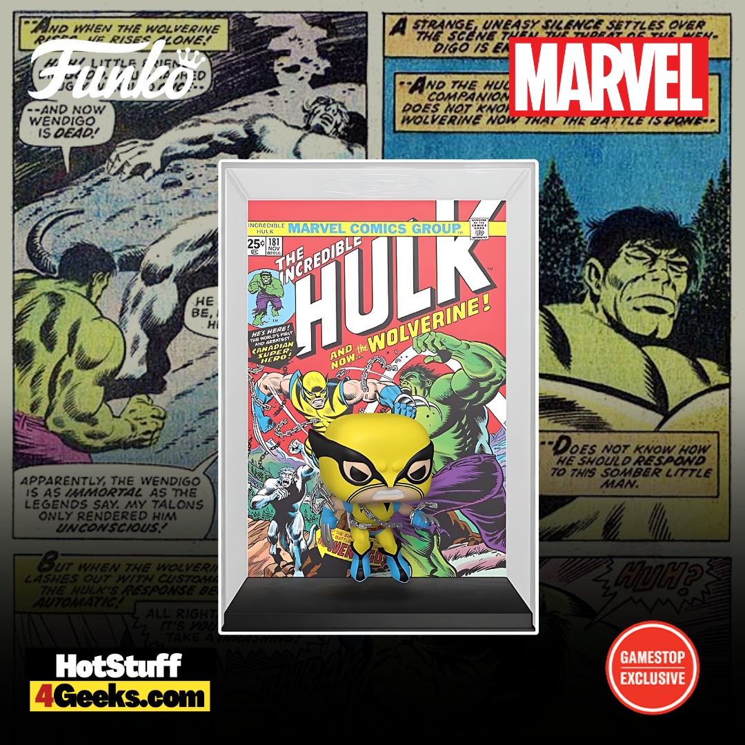 Funko Pop! Comic Covers: Wolverine (Incredible Hulk #181) Funko Pop! Comic Cover Vinyl Figure - GameStop Exclusive