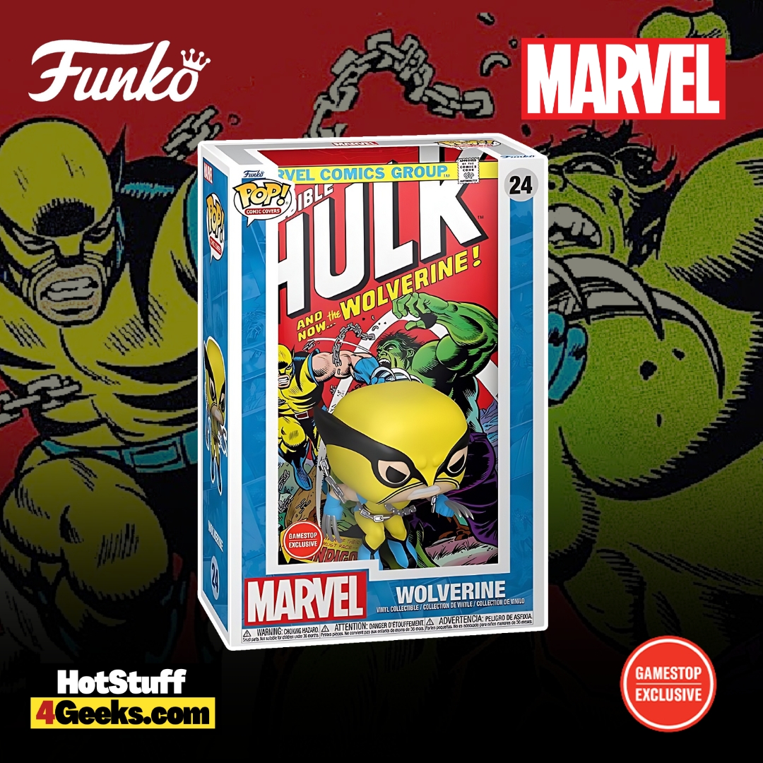Funko Pop! Comic Covers: Wolverine (Incredible Hulk #181) Funko Pop! Comic Cover Vinyl Figure - GameStop Exclusive