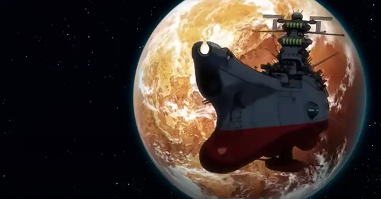 The Yamato from "Uchuu Senkan Yamato"