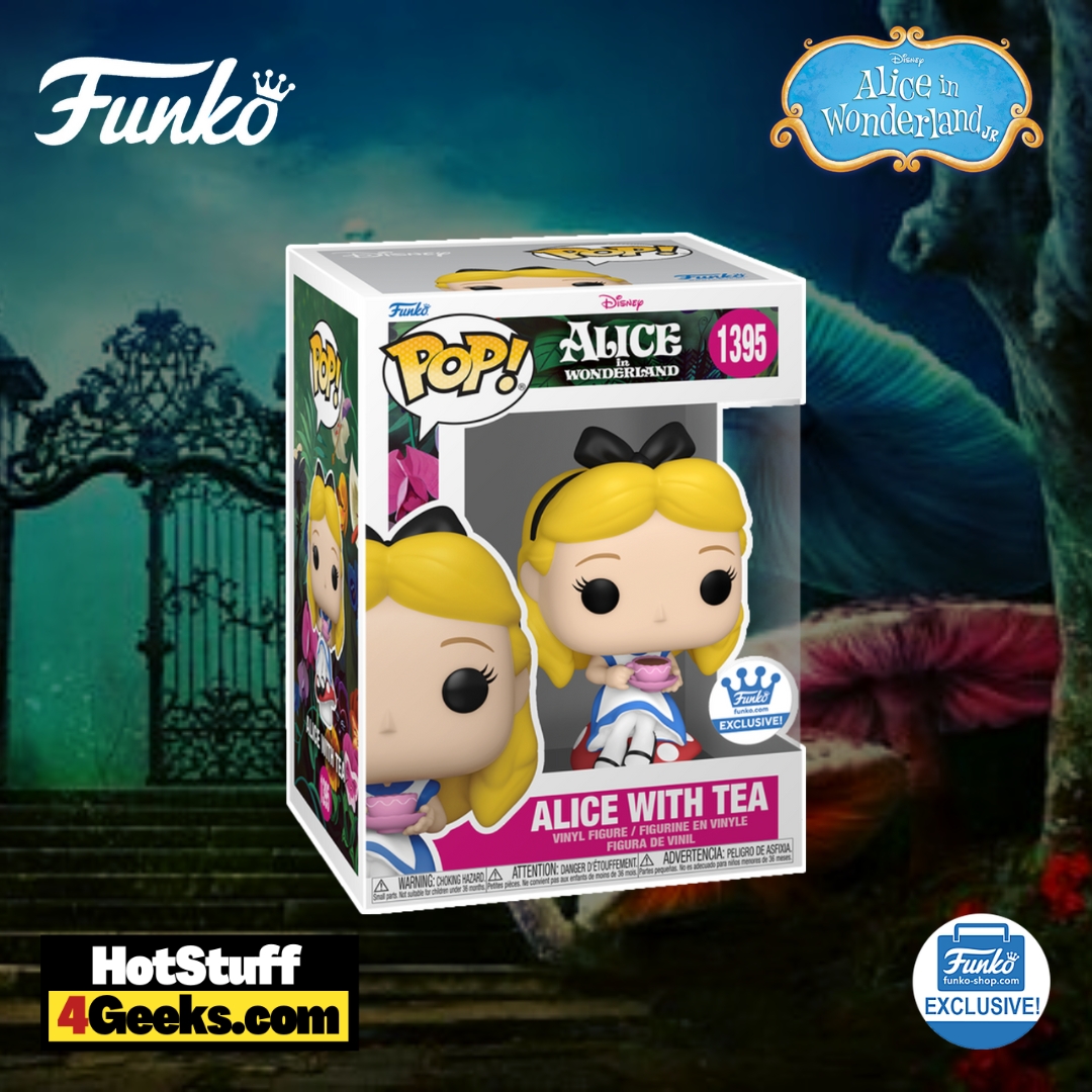 Funko Pop! Disney: Alice in Wonderland - Alice with Tea Funko Pop! Vinyl Figure - Funko Shop Exclusive (2023 release)