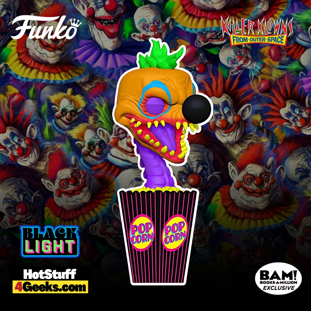 2023 NEW Killer Klowns: Baby Klown (Black Light) Funko Pop!