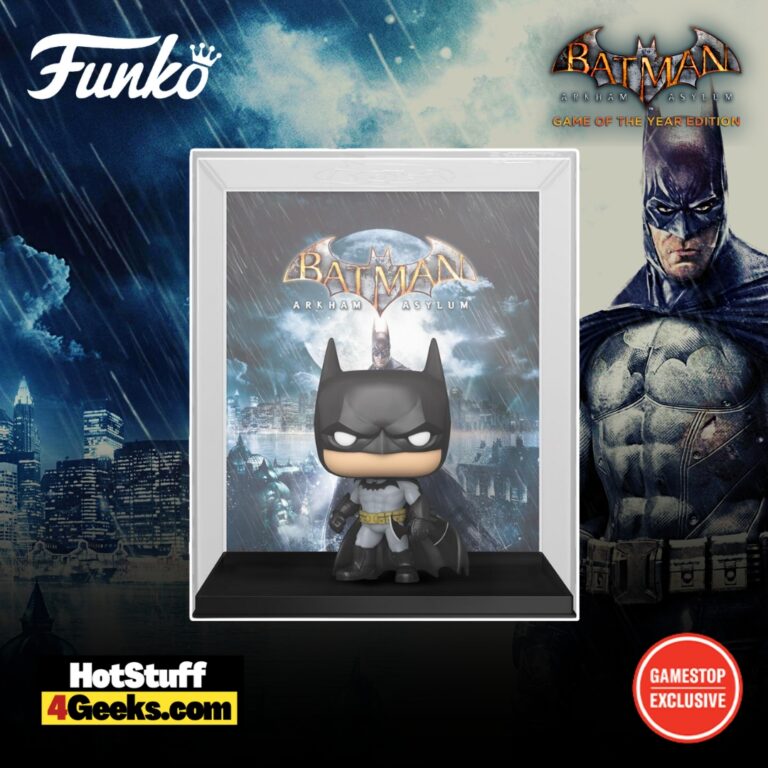 Funko POP! Games: Batman Arkham Asylum -  Batman Funko Pop! Game Cover Vinyl Figure - GameStop Exclusive