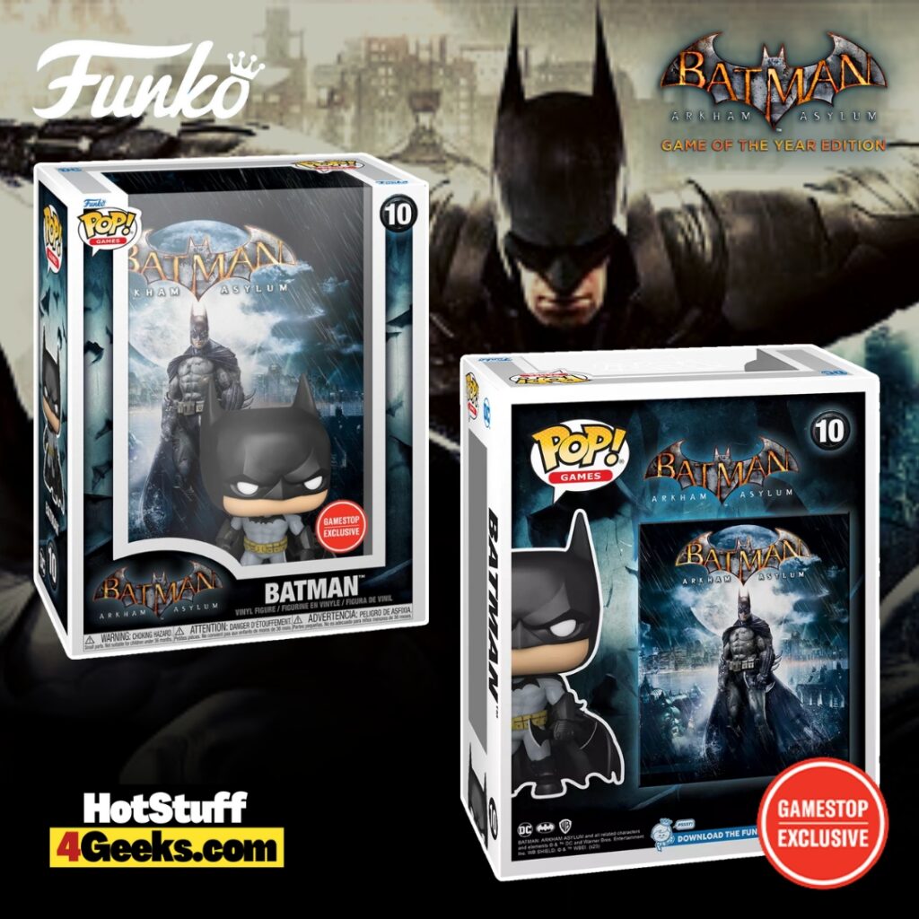 2023 NEW Batman Arkham Asylum Funko Pop! Game Cover