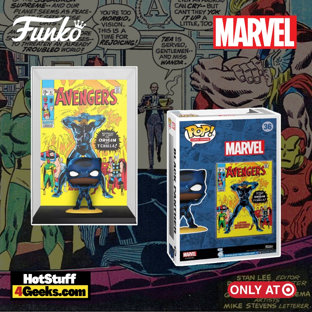 Funko Pop! Comic Covers: Black Panther (Avengers #87) Funko Pop! Comic Cover Vinyl Figure - Target Exclusive