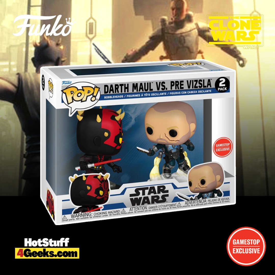 Funko POP! Star Wars: Clone Wars - Darth Maul vs. Pre Vizsla 2-Pack Funko Pop! Vinyl Figures - GameStop Exclusive