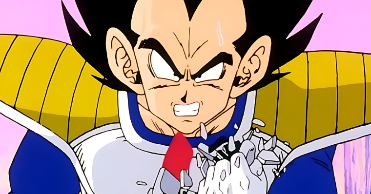 Vegeta in Dragon Ball Z's Saiyan Saga