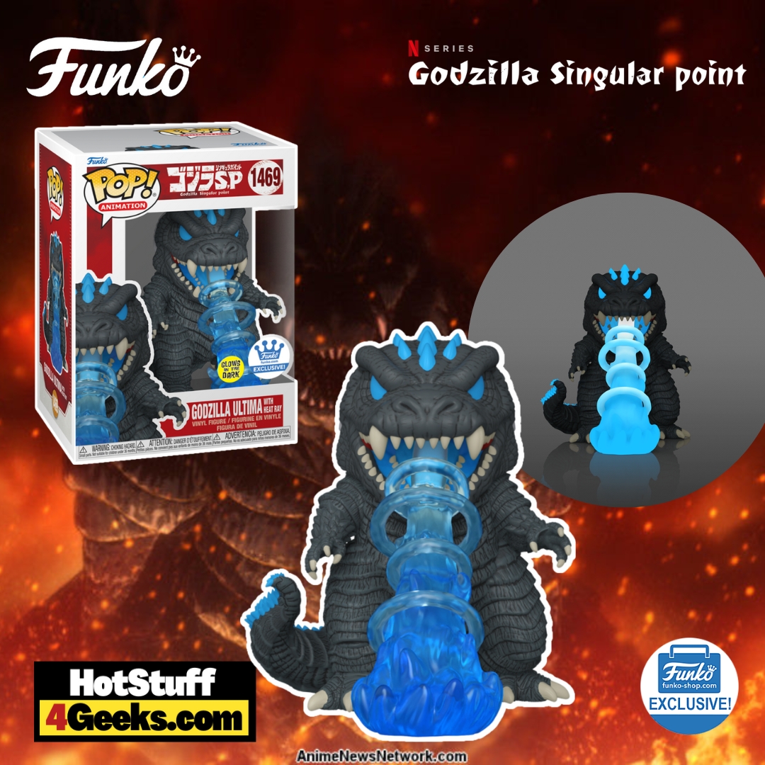 Godzilla Ultima with Heat Ray Glow-In-The-Dark (GITD) Funko Pop! Vinyl Figure - Funko Shop Exclusive