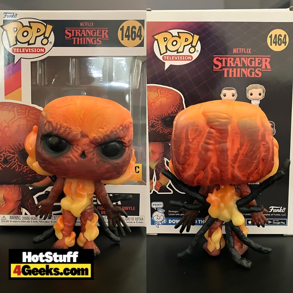 2023 NEW Stranger Things S4: Vecna In Flames Glow Funko Pop!