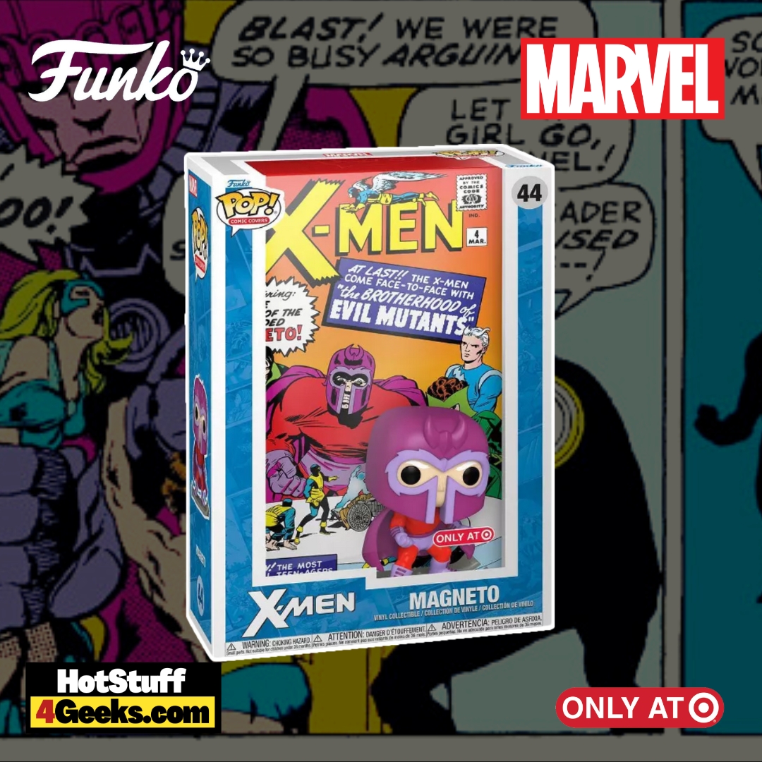 2023 NEW Magneto (Uncanny X-Men #4) Funko Pop! Comic Cover