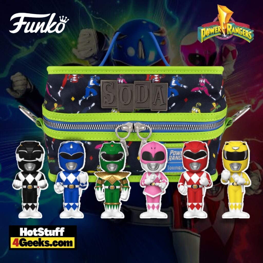 2023 NEW Power Rangers 6-Pack Funko Sodas with Cooler