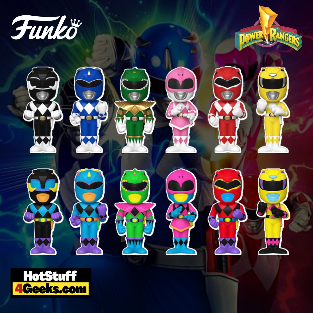 Funko Soda: Power Rangers 6-Pack Soda Vinyl Figures with Cooler – Funko Shop Exclusive (2023 release)