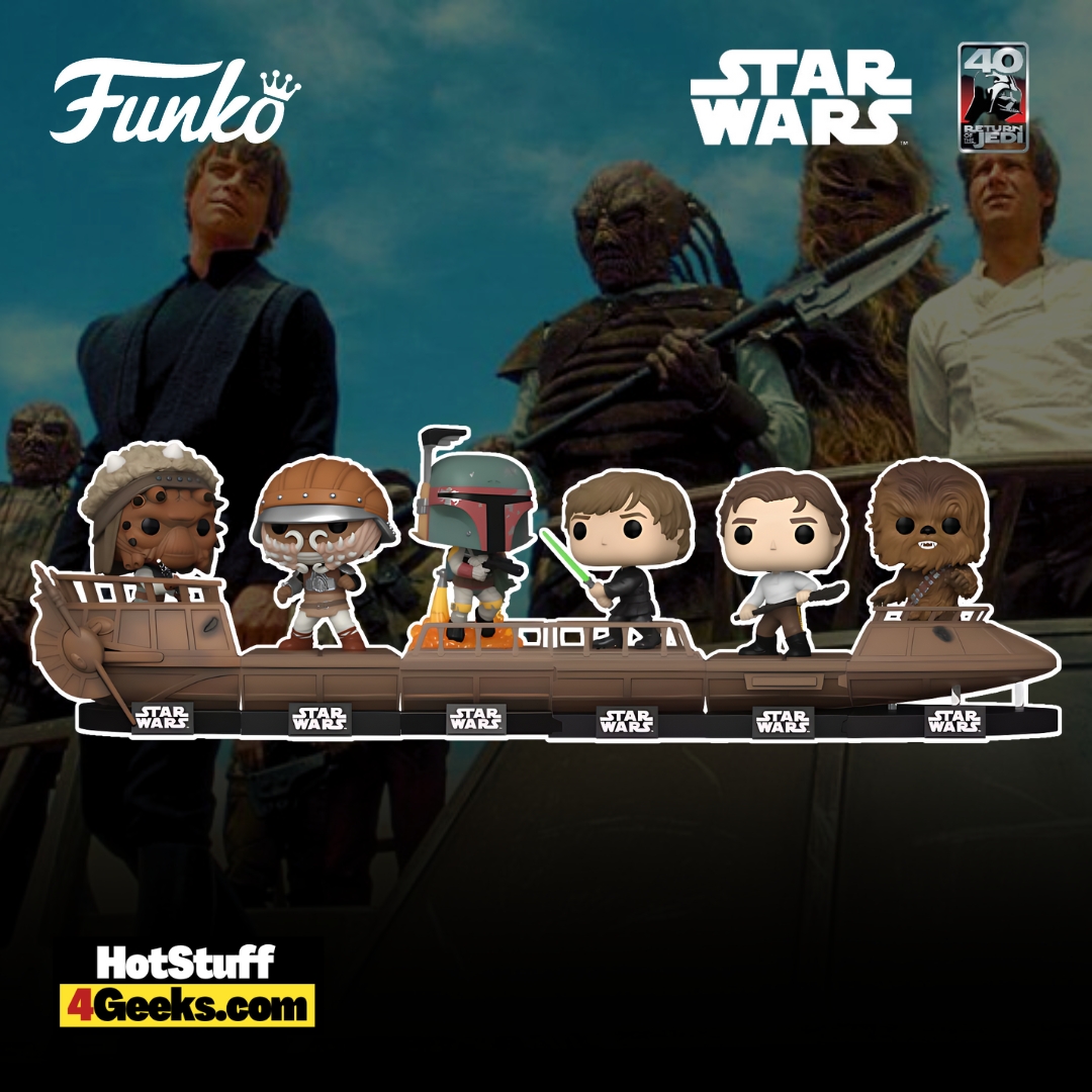 Funko Pop! Star Wars: Return of The Jedi -  Jabba's Skiff (Build-a-Scene Set) Funko Pop! Vinyl Figures - Target Exclusives (2023 release)