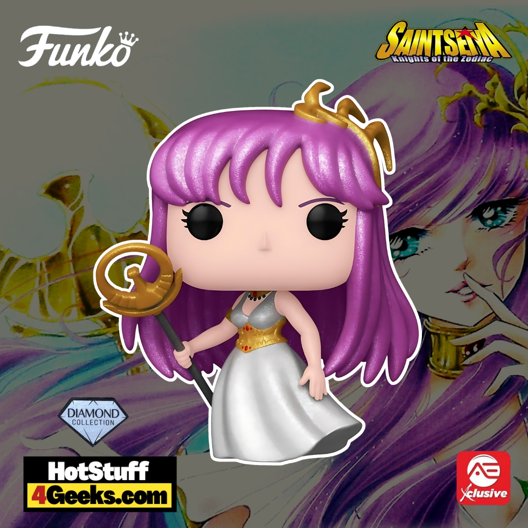 2023 NEW Saint Seya - Saori Kido Diamond Glitter Funko Pop!