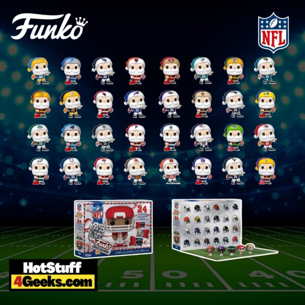 2023 NEW Santa NFL Funko Pops! & Advent Calendar Pocket Pops!