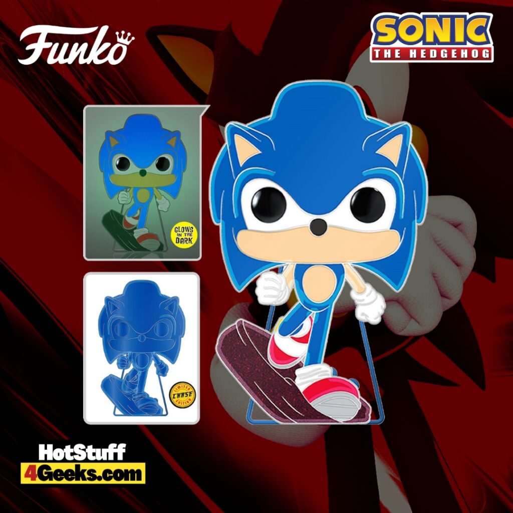 2023 NEW Sonic the Hedgehog Enamel Funko Pop! Pins