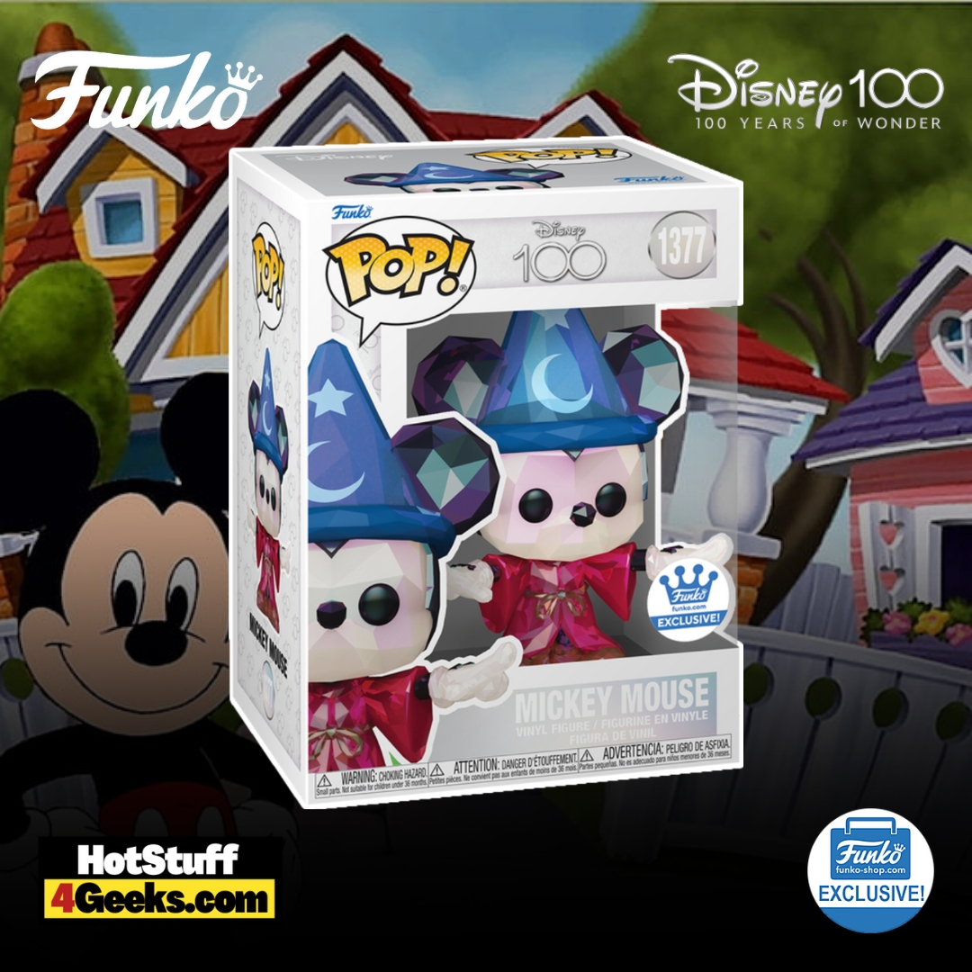 Funko Pop! Disney: Fantasia - Sorcerer's Apprentice Mickey Mouse (Facet) Funko Pop! Vinyl Figure - Funko Shop Exclusive (2023 release)