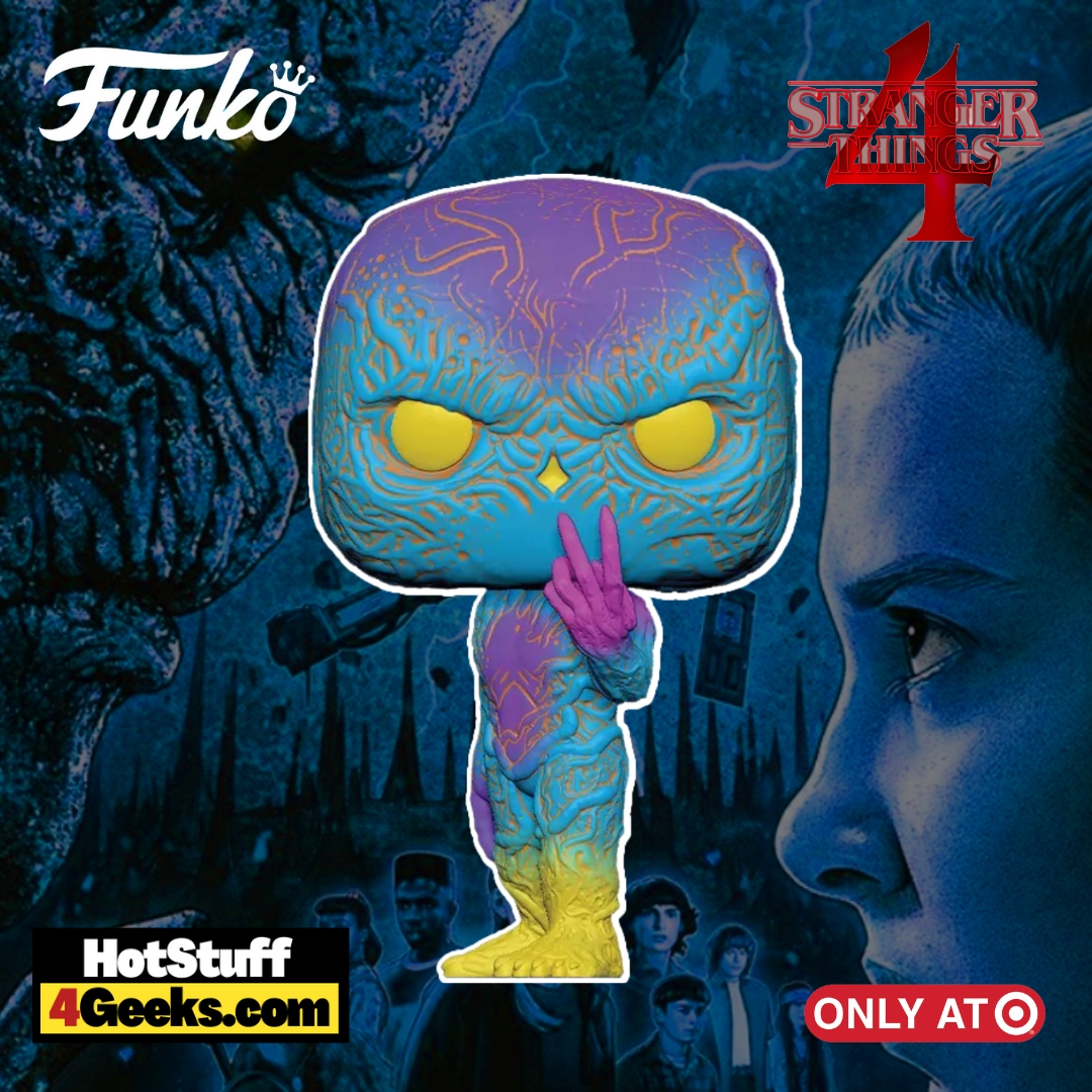 2023 NEW Stranger Things S4: Vecna (Blacklight) Funko Pop!