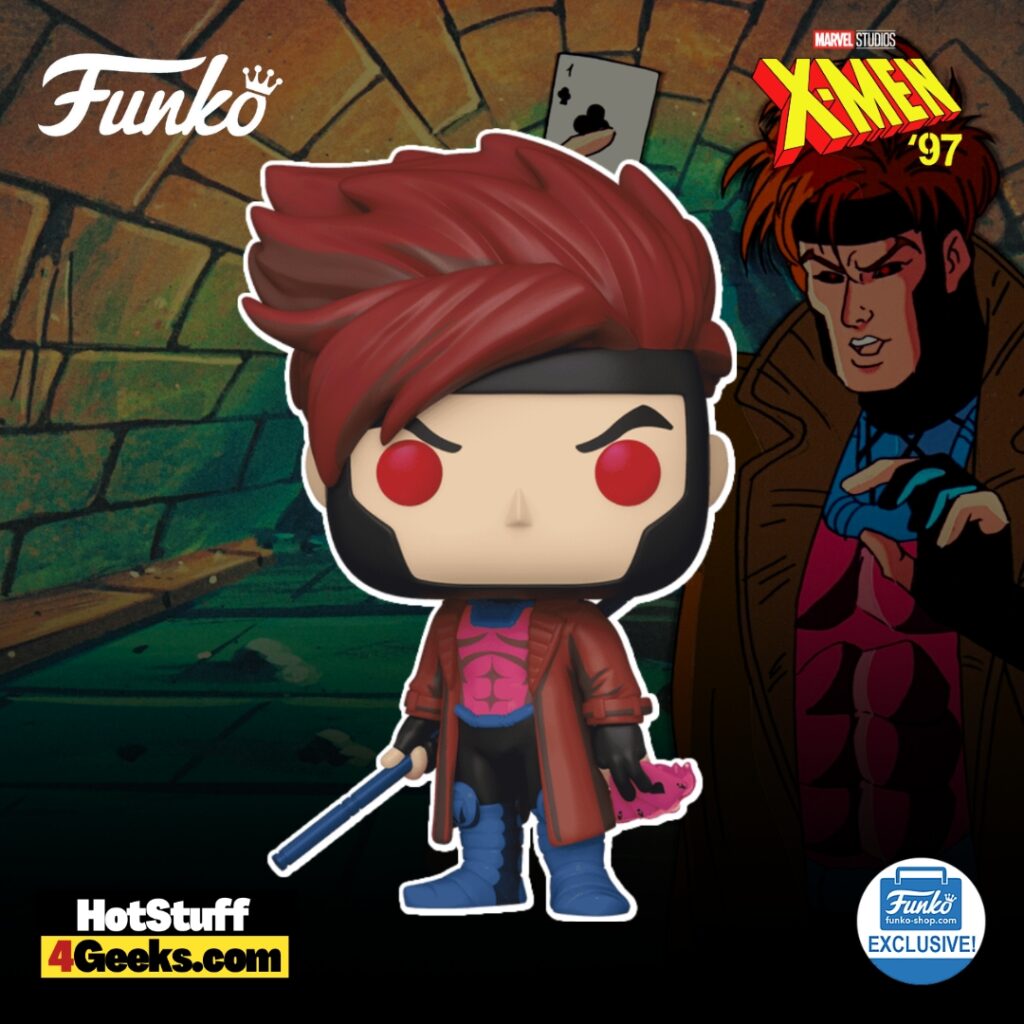 2023 New X Men 97 Gambit Funko Pop Funko Shop Exclusive 1124