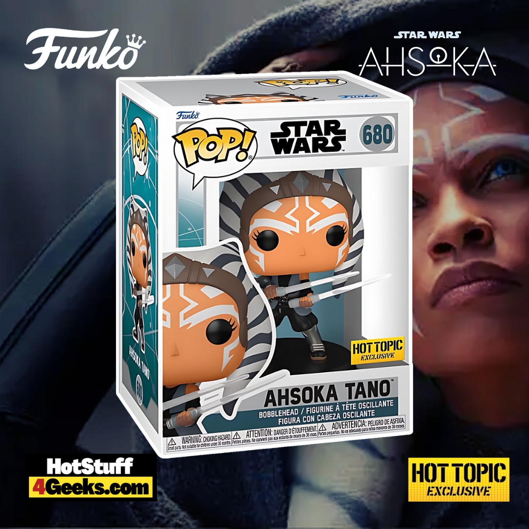 Funko Pop! Star Wars: Ahsoka TV Series: Ahsoka with Dual Lightsabers Funko Pop! Vinyl Figure - Hot Topic Exclusive