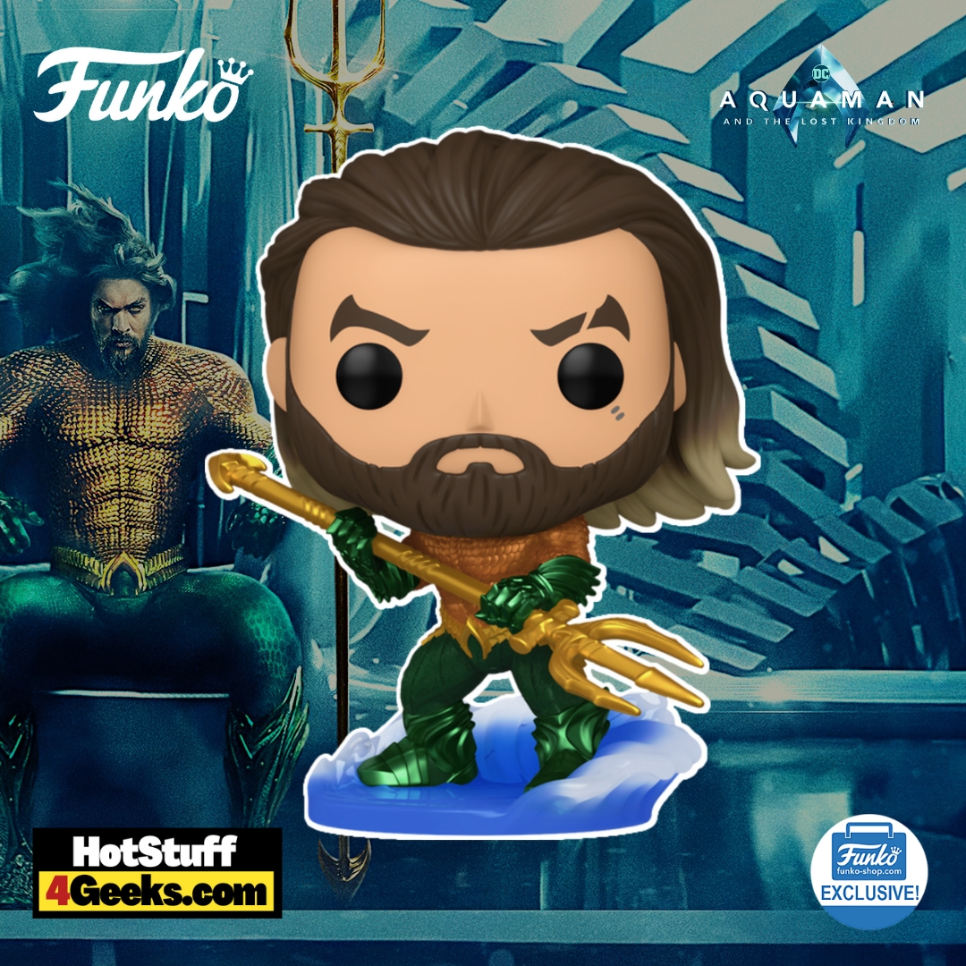 2023 NEW Aquaman 2 - Aquaman on Wave Funko Pop! Exclusive