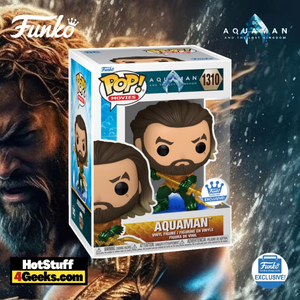 2023 New Aquaman 2 - Aquaman On Wave Funko Pop! Exclusive