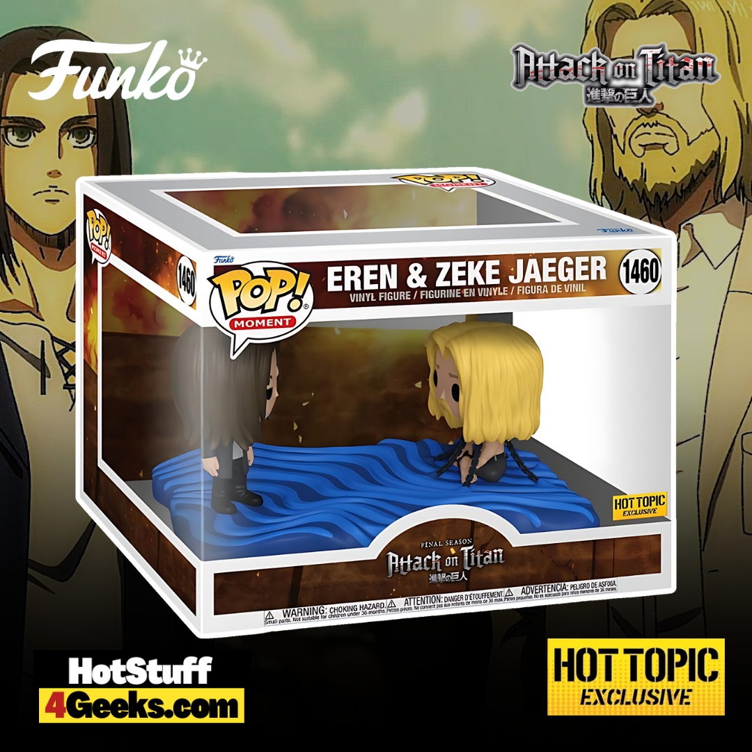 Funko Attack On Titan Pop! Animation Zeke Yeager Vinyl Figure Hot Topic  Exclusive