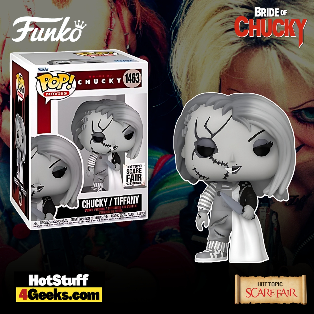 Bride of Chucky ChuckyTifanny (Black and White) Funko Pop! Vinyl Figure