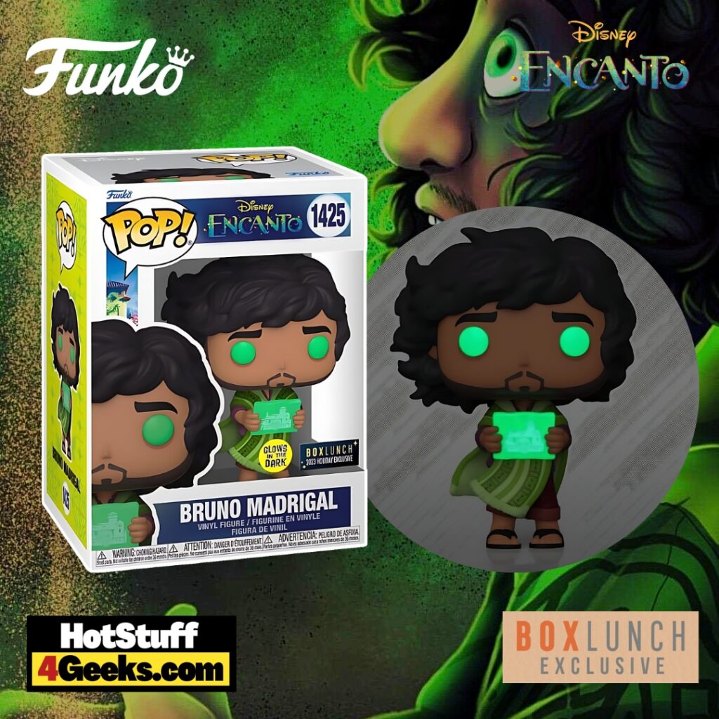 Unveiling the NEW Bruno Madrigal Glow Funko Pop! BoxLunch Exclusive