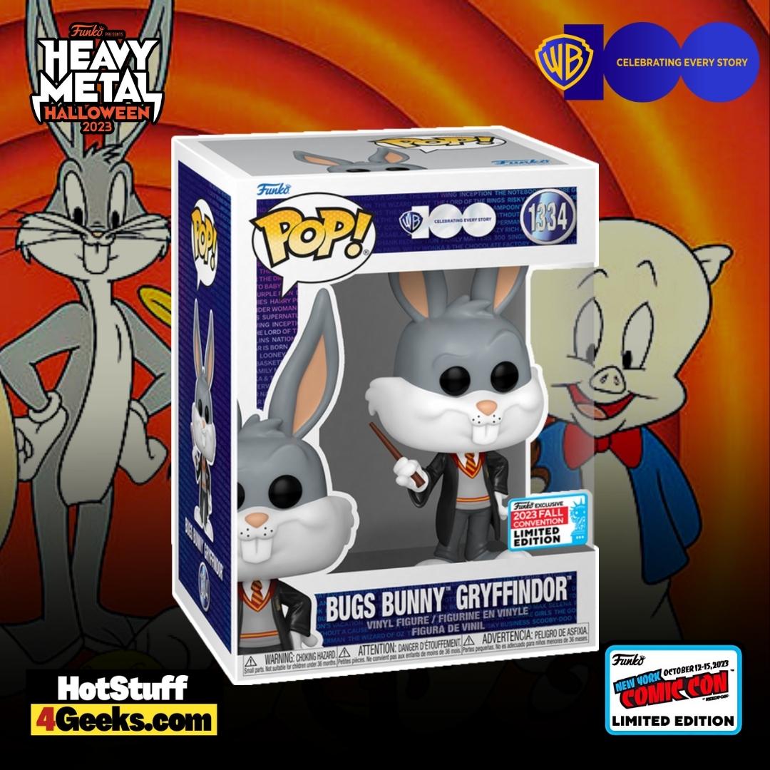 Funko POP! Warner Bros. 100th Anniversary: Looney Tunes X Harry Potter -  Bugs Bunny Gryffindor Funko Pop! Vinyl Figure – NYCC 2023 and Funko Shop Shared Exclusive