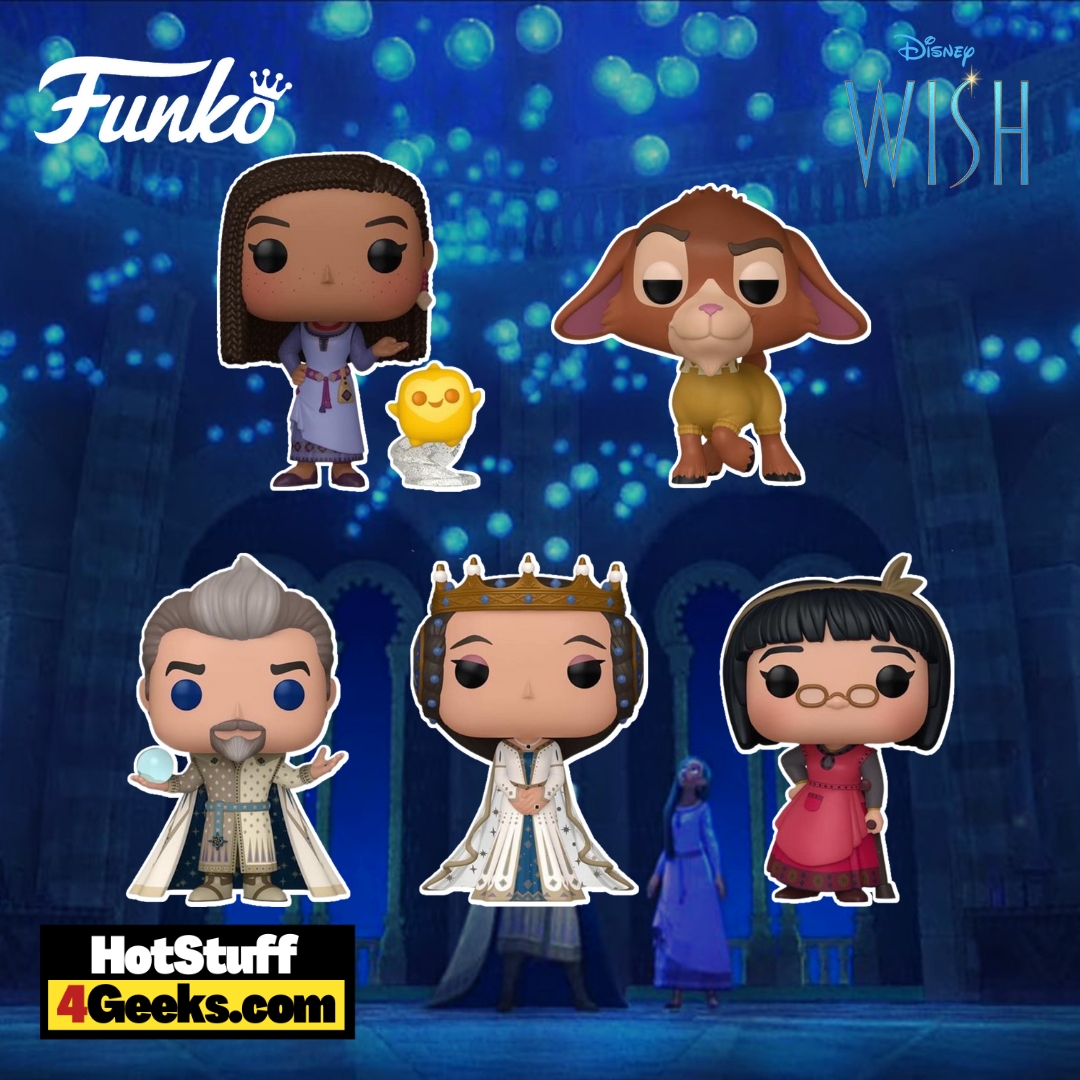 2023 NEW Wish Disney Movie's Spectacular Funko Pop Line-up